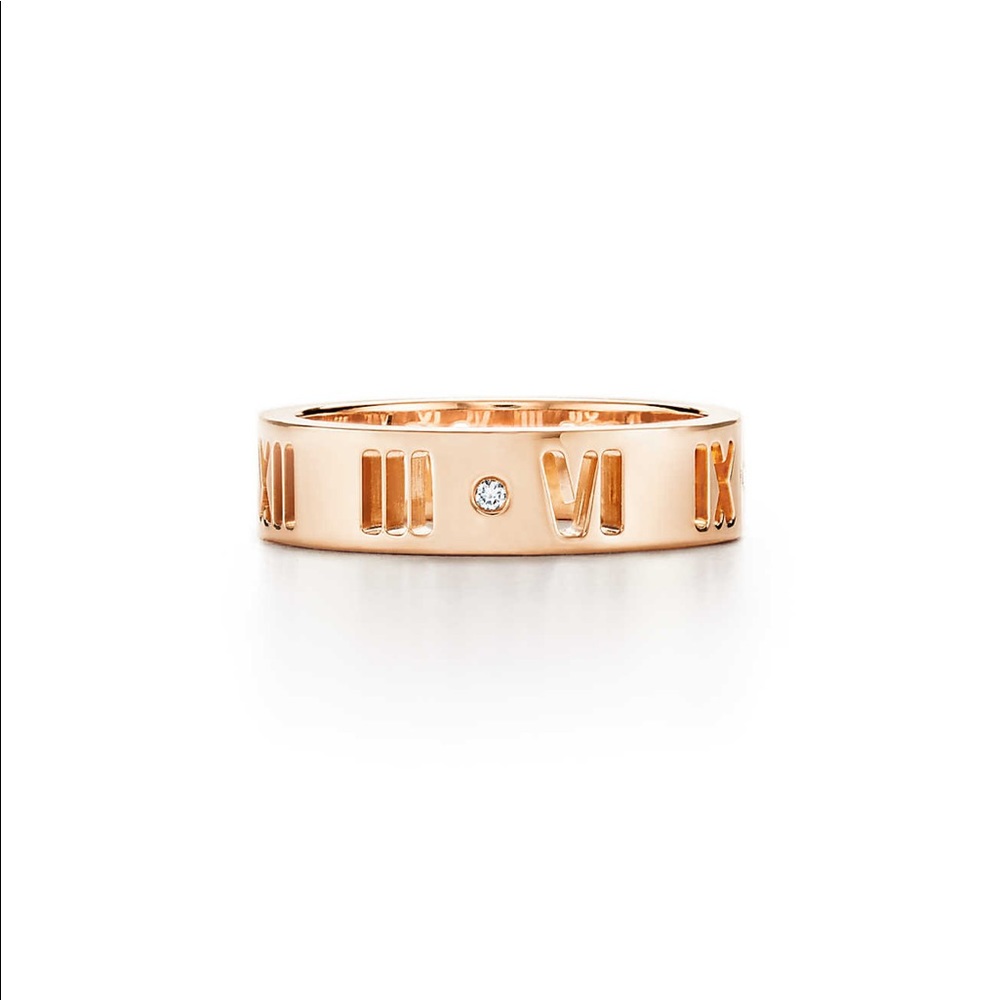 Tiffany Atlas Pierced Diamond Ring